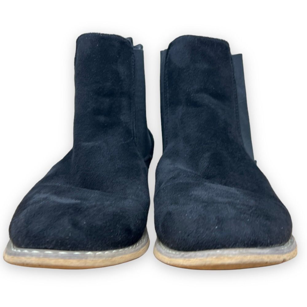 Seven7 Chelsea Boots Men Size 9 Black Oakwood Chelsea Urban Chic Faux Suede‎ - Picture 10 of 12